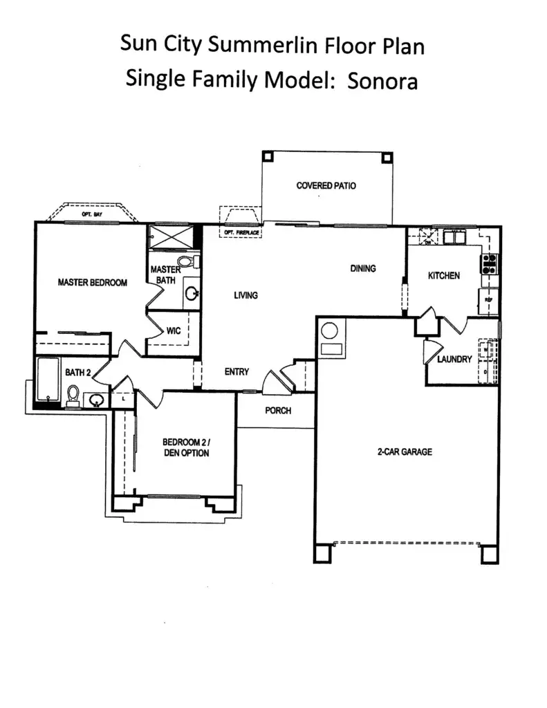 Single Family Sun City Summerlin1086 Model_Sonora