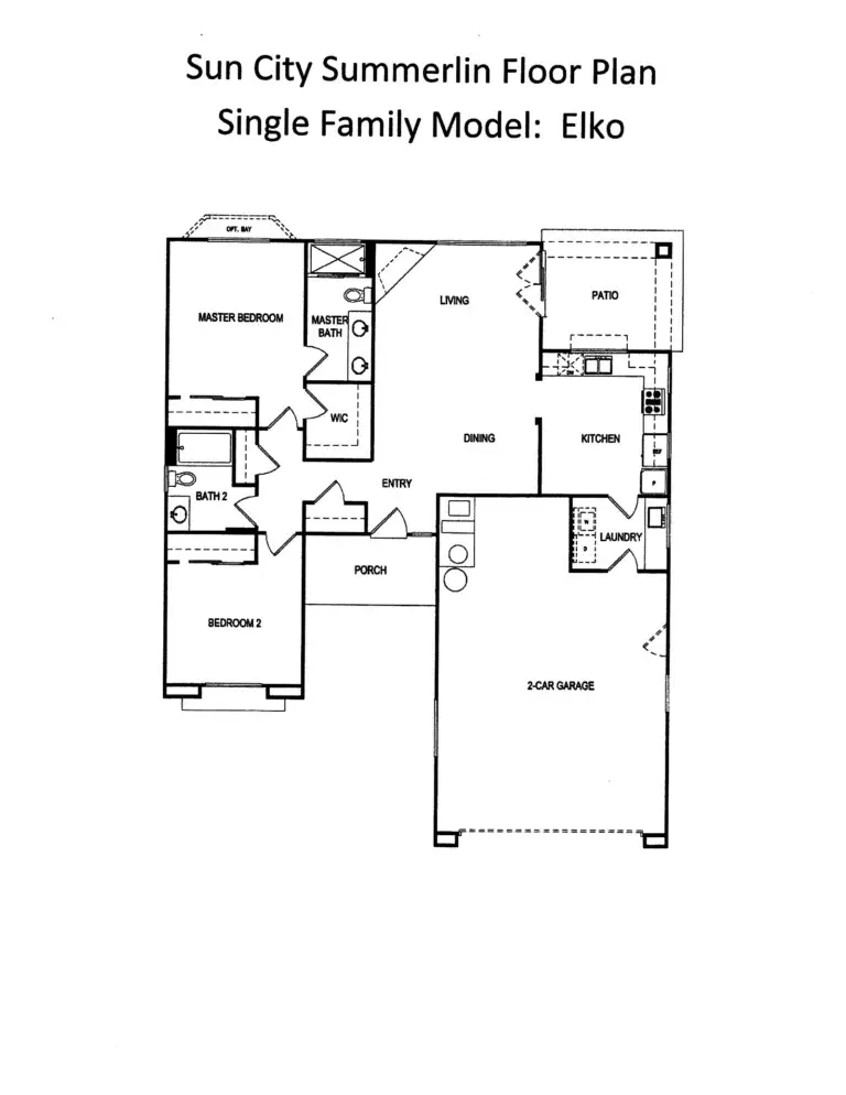 Single Family Sun City Summerlin1171 Model_Elko
