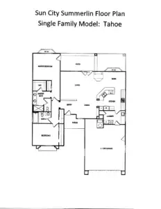 Single Family Sun City Summerlin1513 Model_Tahoe