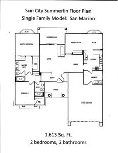 Single Family Sun City Summerlin1613 Model_San Marino