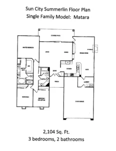 Single Family Sun City Summerlin2104 Model_Matara