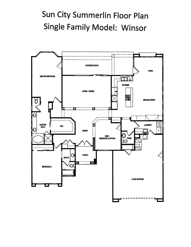 Single Family Sun City Summerlin2362 Model_Windsor