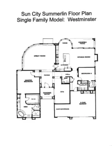Single Family Sun City Summerlin2895 Model_Westmister