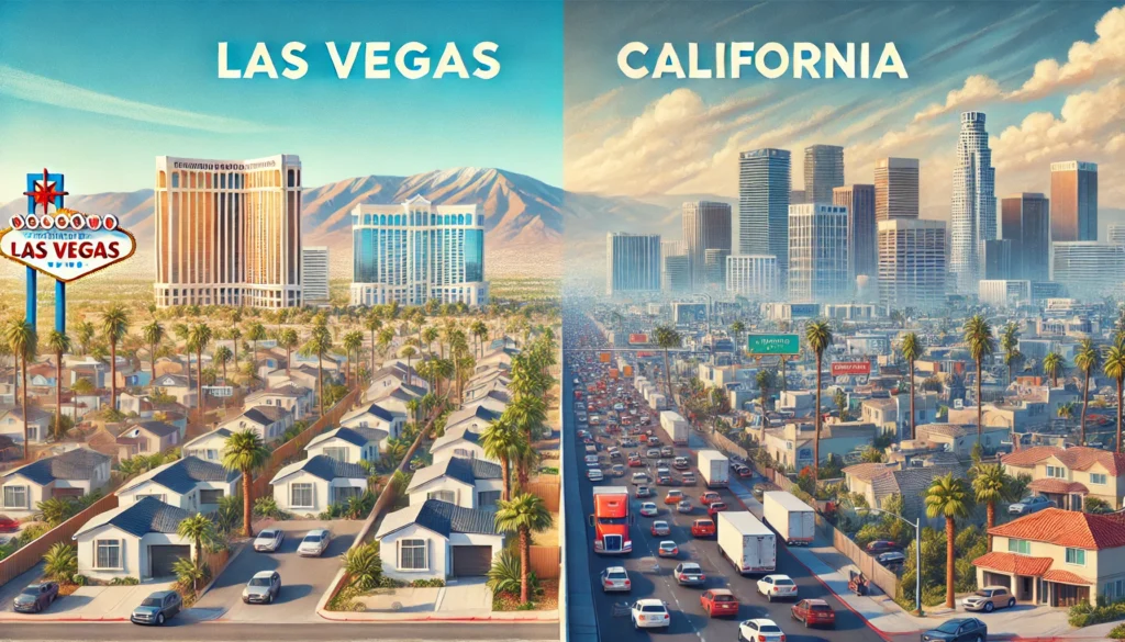 las vegas vs california