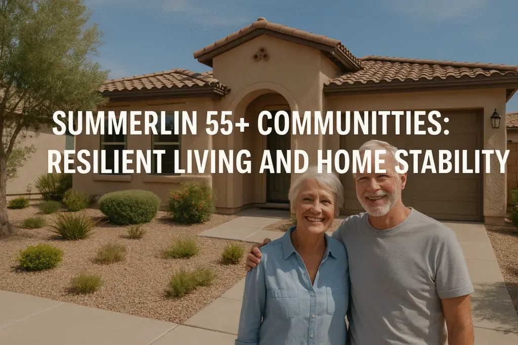 Summerlin Active Adult Communities: Resilient Living and Home Stability