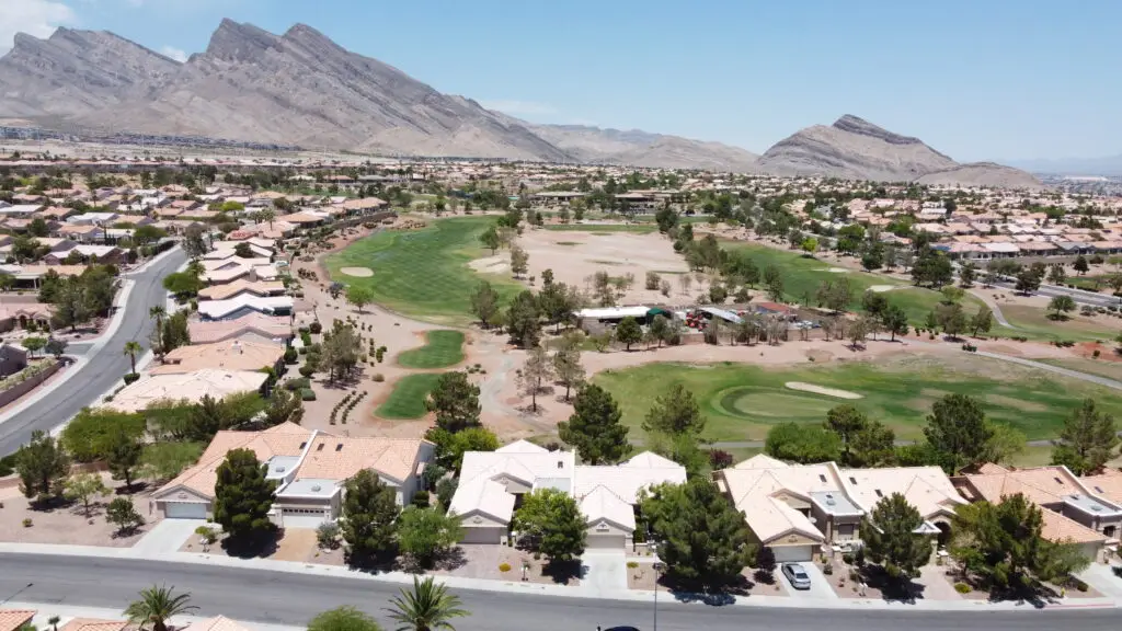 Townhomes in Sun City Summerlin with additional HOA fees for maintenance and reserve