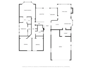Belmont Floor Plan in Sun City Summerlin, Las Vegas Layout Plan