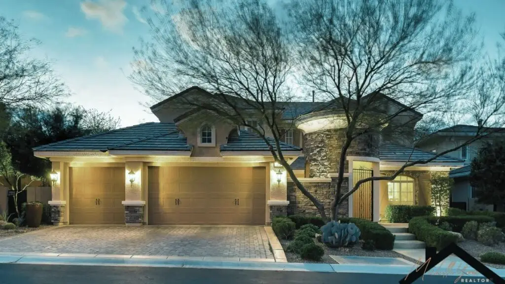 Providence Las Vegas Olmstead full front single family home