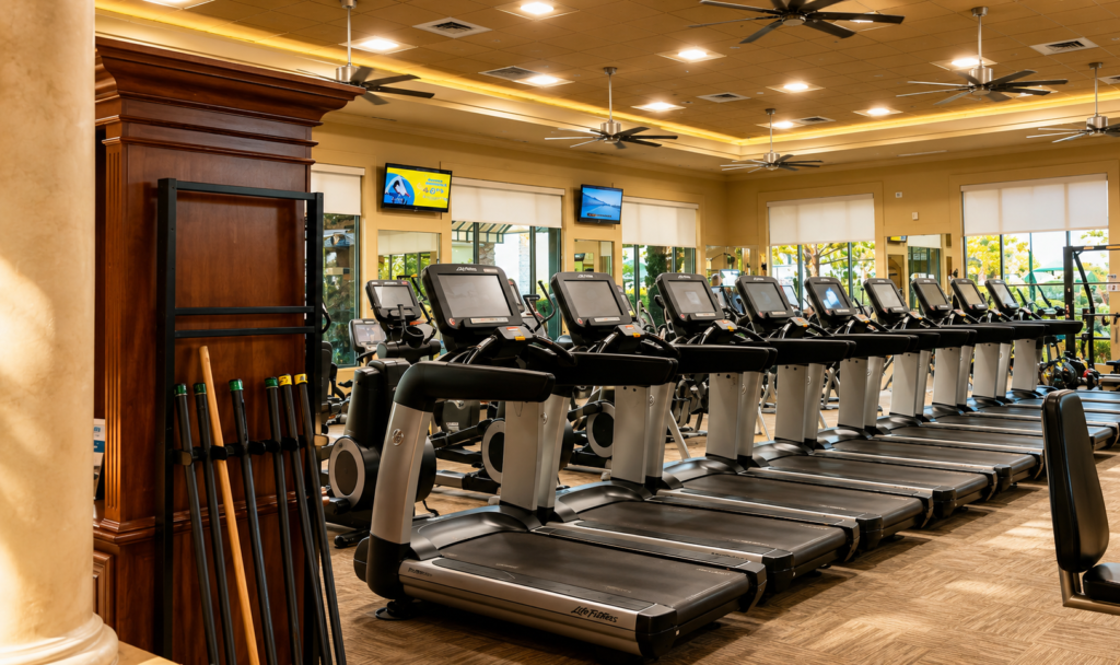 fitness center at siena