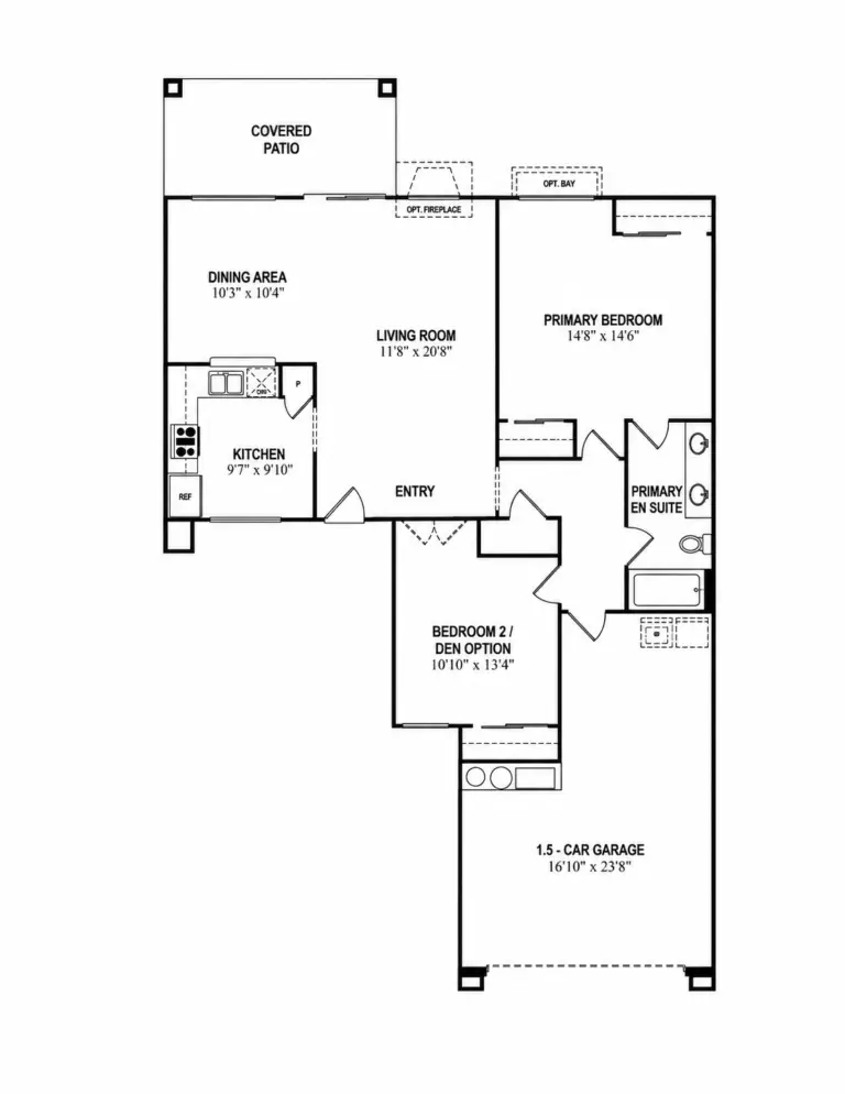Bristol Townhome floorplan in Sun City Summerlin