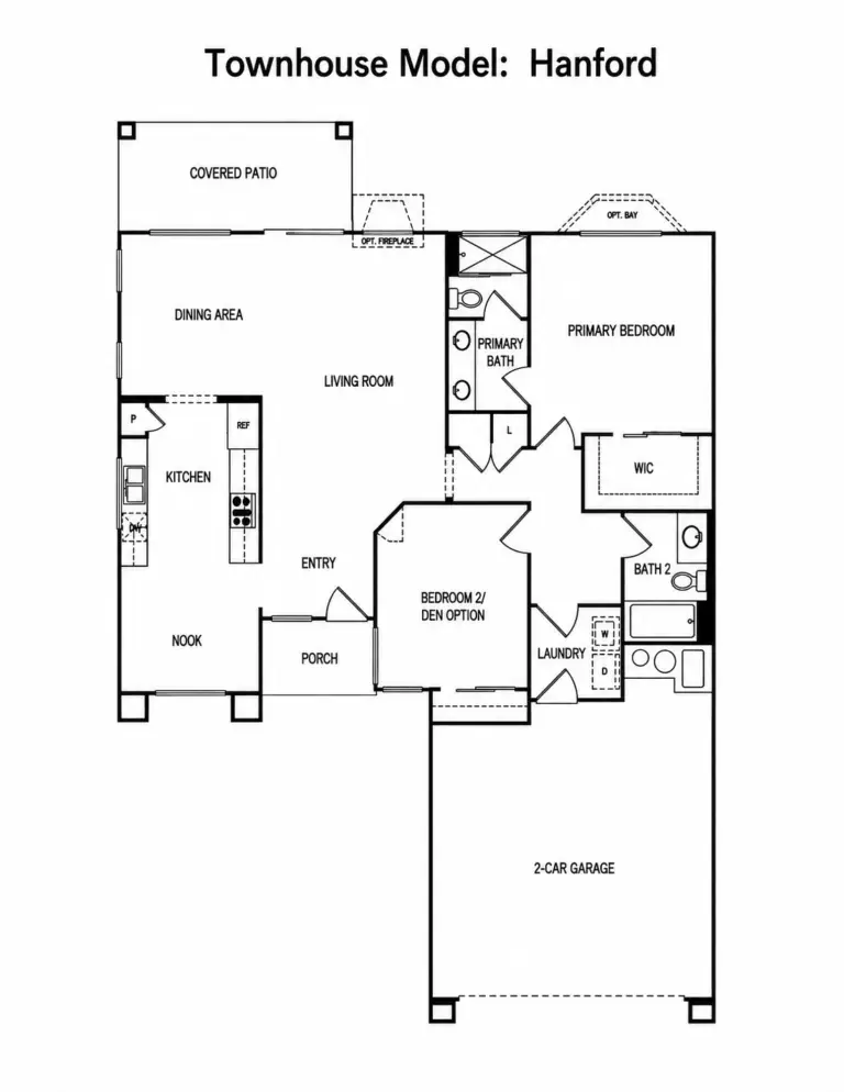 Hanford Townhome floorplan in Sun City Summerlin