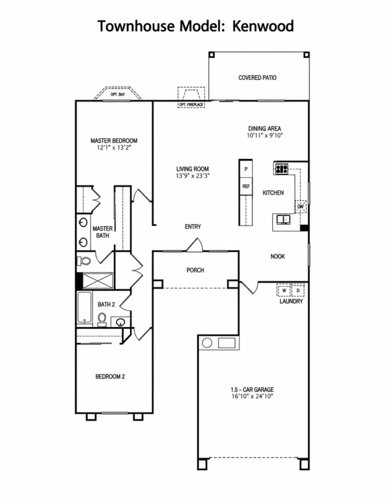 Kenwood Townhome floorplan in Sun City Summerlin