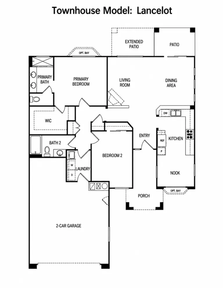 Lancelot Townhome floorplan in Sun City Summerlin