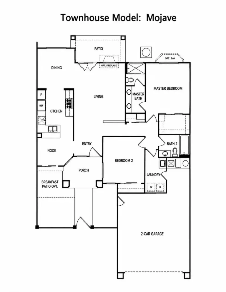 Mojave Townhome floorplan in Sun City Summerlin