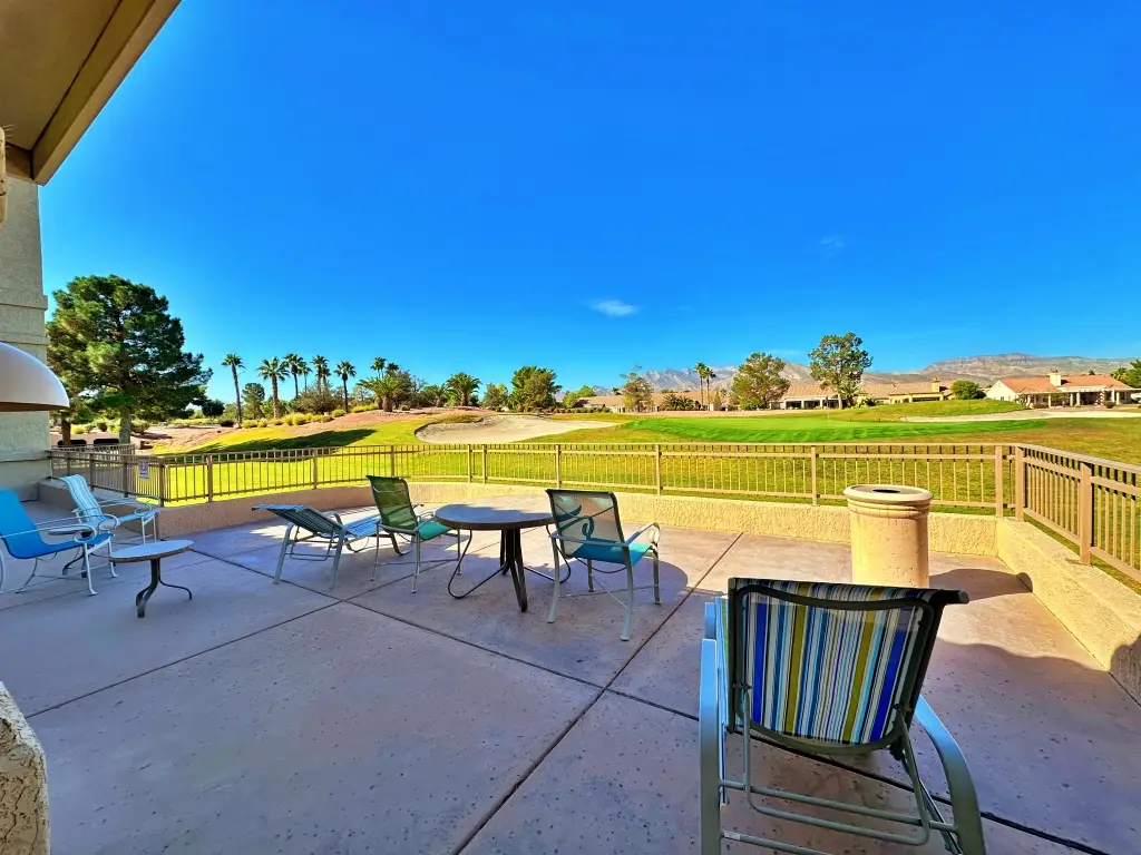 Golf course and mountain views from Sun Shadows in Sun City Summerlin