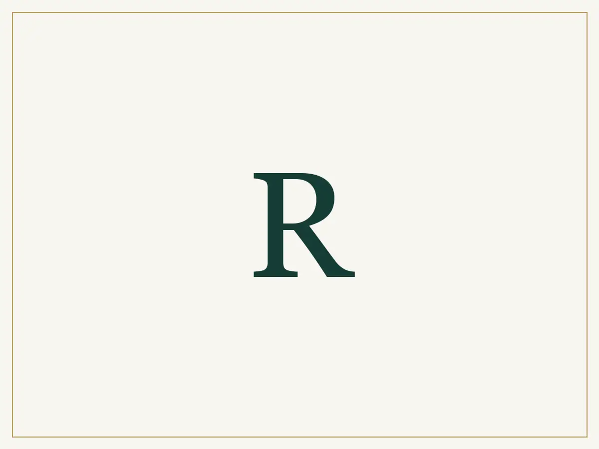 Letter R placeholder; no community photograph