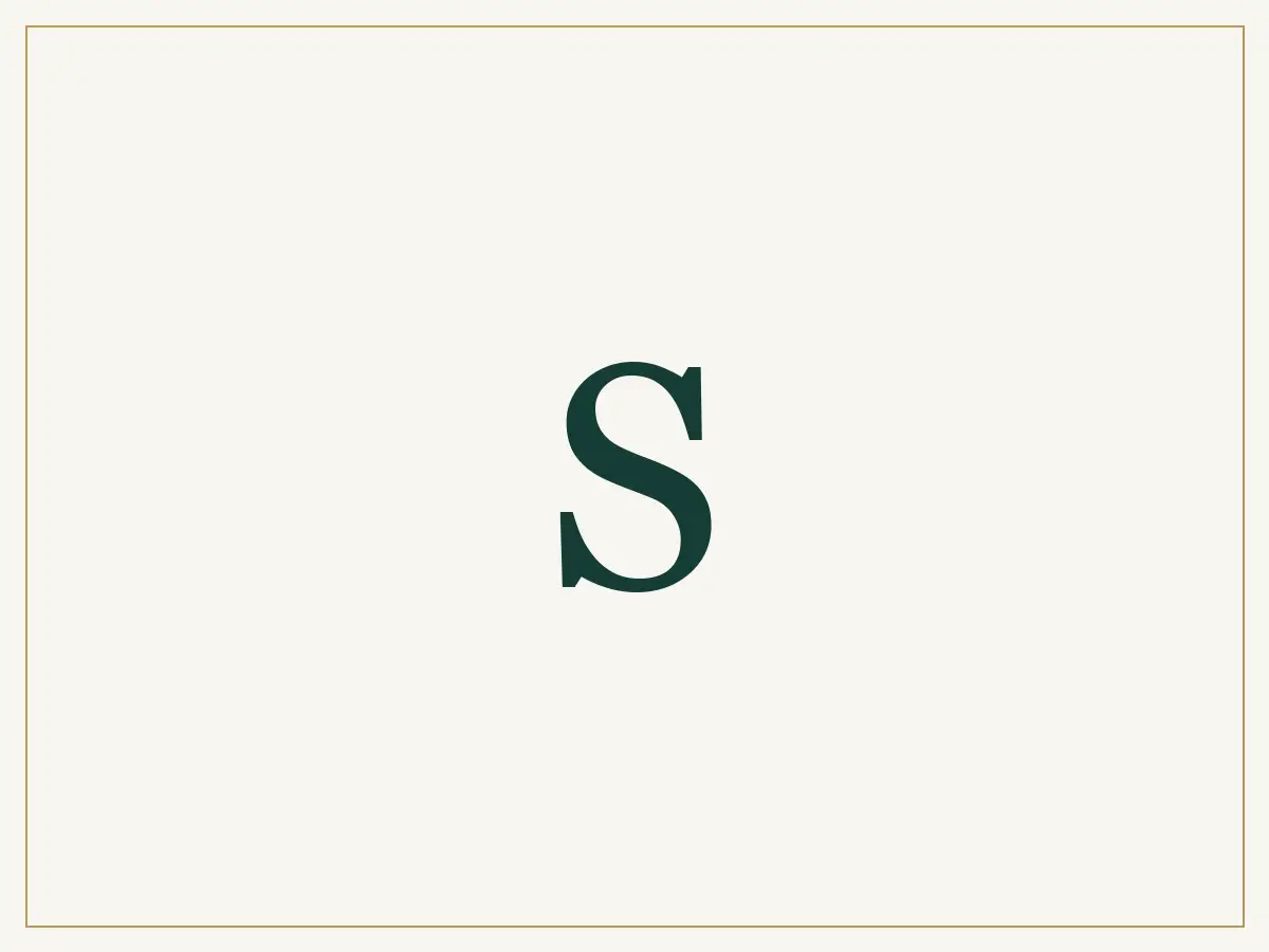 Letter S placeholder; no community photograph