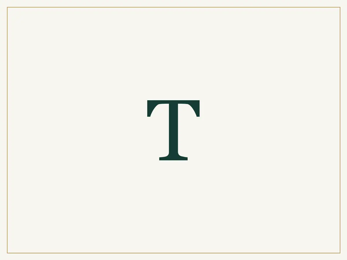 Letter T placeholder; no community photograph